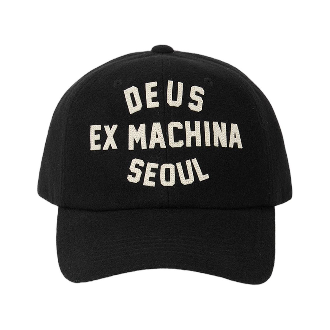 데우스 엑스 마키나 서울 컬리지 플란넬 캡 블랙(Deus Ex Machina Seoul College Flannel Cap Black) - 2