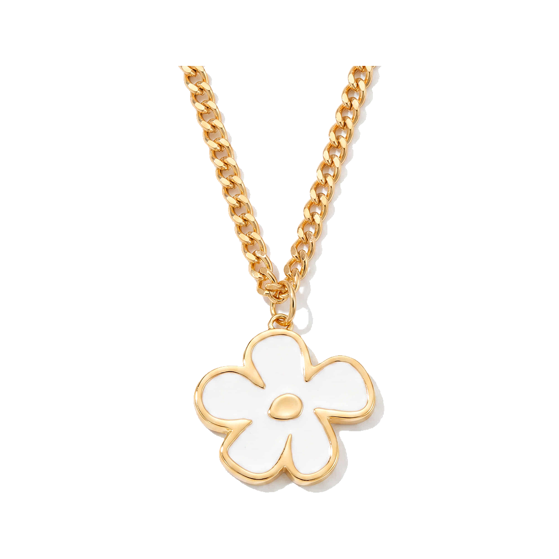 NONENON-034_1 Nonenon Bloom Necklace Gold