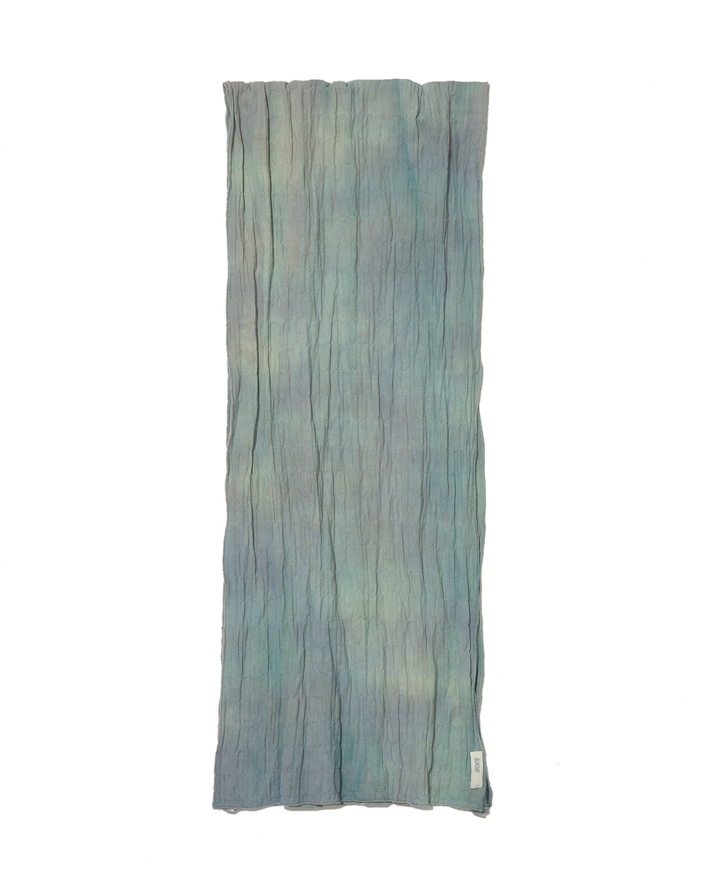 선데이세레머니 내추럴 다이드 링클 스카프 - 더스티 블루(Sunday Ceremony Natural Dyed Wrinkle Scarf - Dusty Sky) - 3