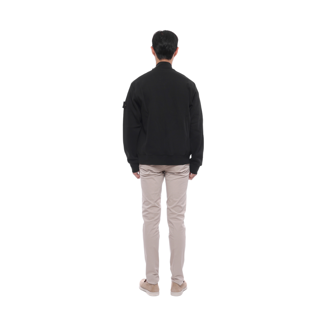 [15% 쿠폰] 스톤 아일랜드 6100014 메쉬 스티치 오가닉 코튼 플리스 컴포트 핏 트랙 자켓 포켓 블랙 - 26SS([15% 쿠폰] Stone Island 6100014 Mesh StiTCh Organic Cotton Fleece Comfort Fit Track Jacket with Pockets Black - 26SS) - 5
