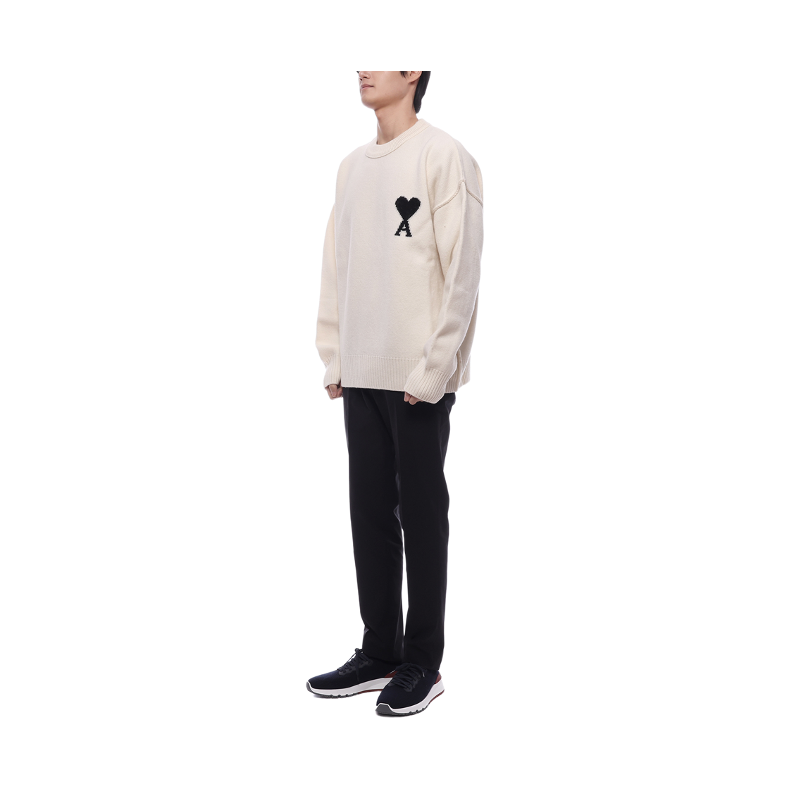 [15% 쿠폰] 아미 니트웨어 아이보리([15% 쿠폰] AMI Knitwear Ivory) - 4