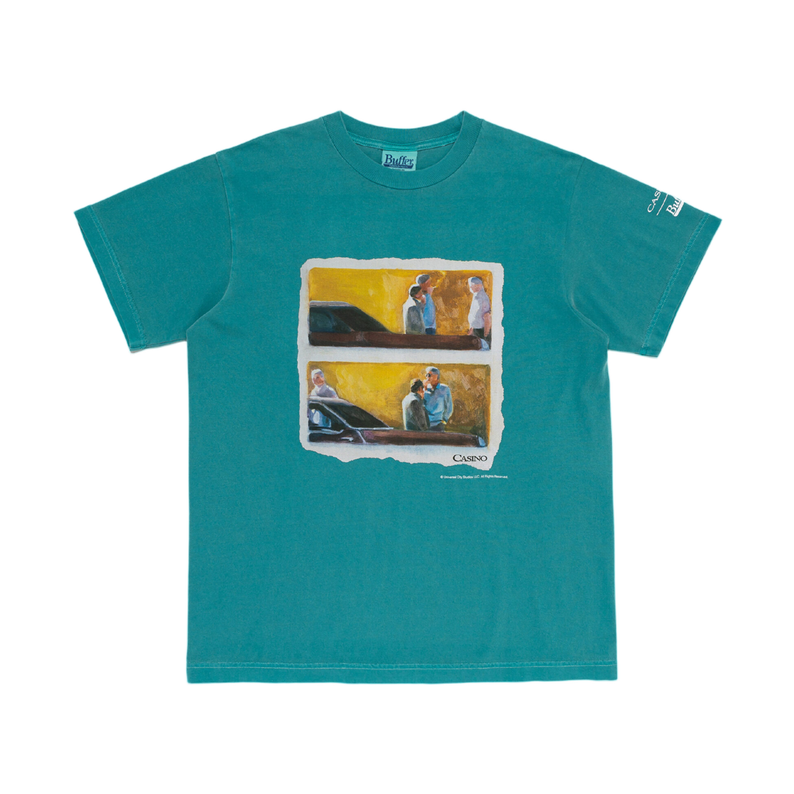 버퍼 립 리딩 티셔츠 그린(Buffer Lip Reading T-Shirt Green)