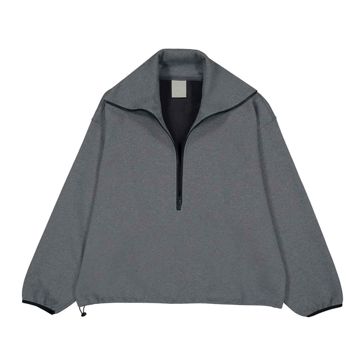 언더마이카 무.212 클래식 로고 하프집 아노락 차콜(Undermycar Mu.212 Classic Logo Half-Zip Anorak Charcoal) - 2