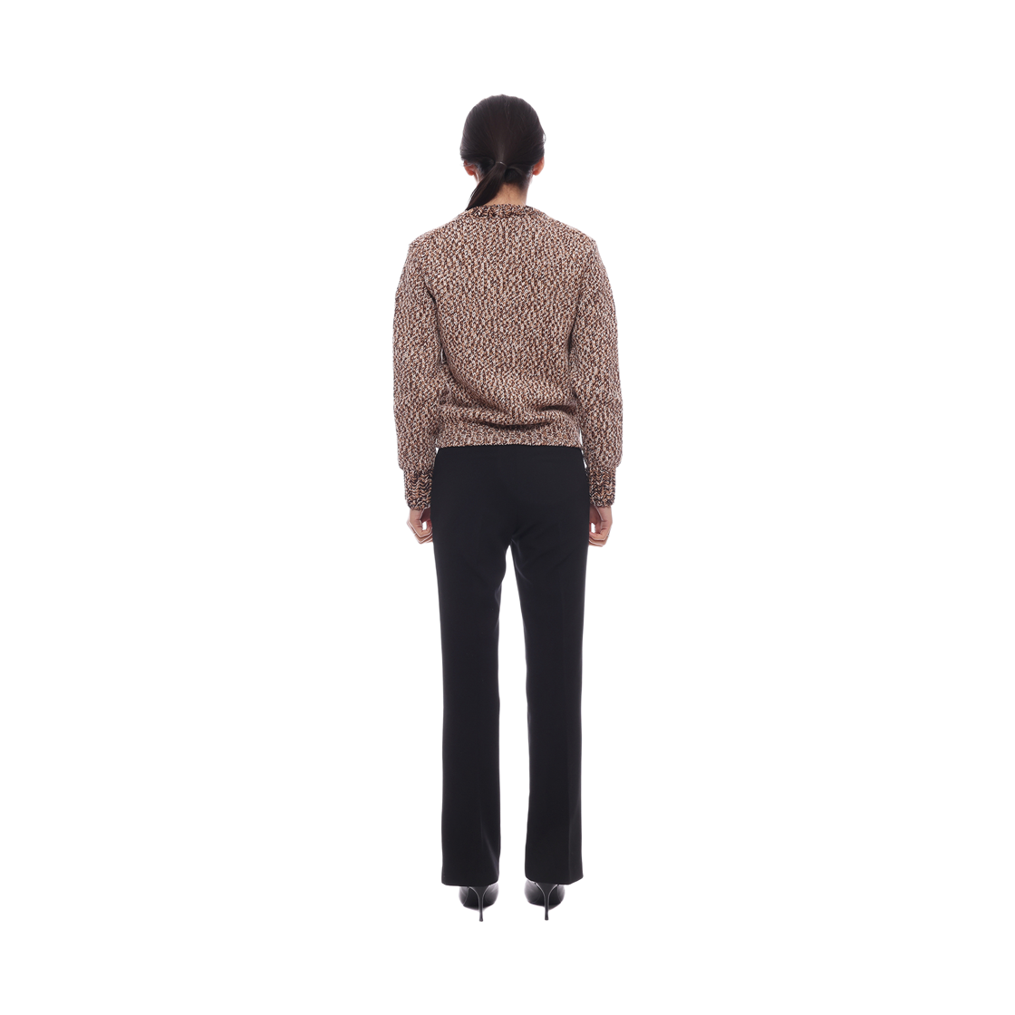 [15% 쿠폰] (W) 몽클레르 물리네 울 점퍼 브라운 - 25FW([15% 쿠폰] (W) Moncler Mouline Wool Jumper Brown - 25FW) - 5