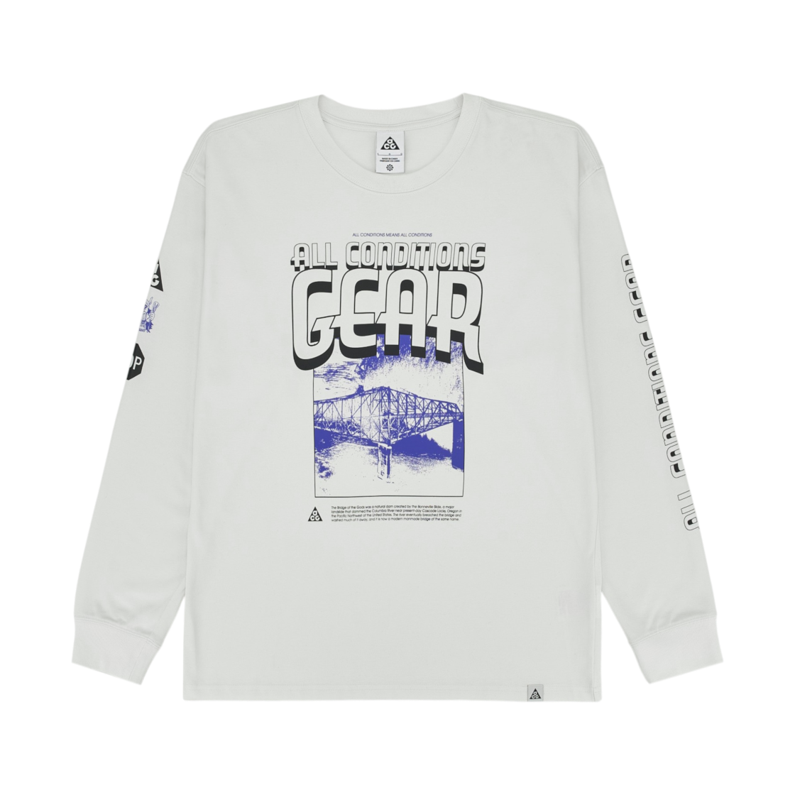 FQ3730-121 Nike ACG Dri-Fit Long Sleeve T-Shirt Summit White - Asia