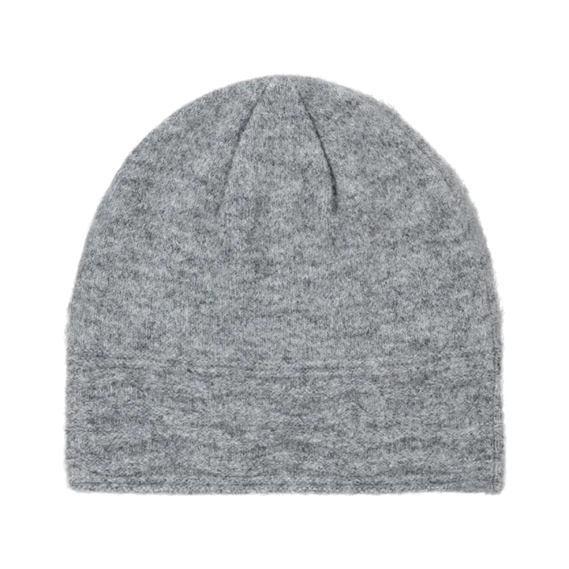 WE253KHWBE01GRY_copy WELLBEING EXPRESS Oversize Ripple Beanie Grey