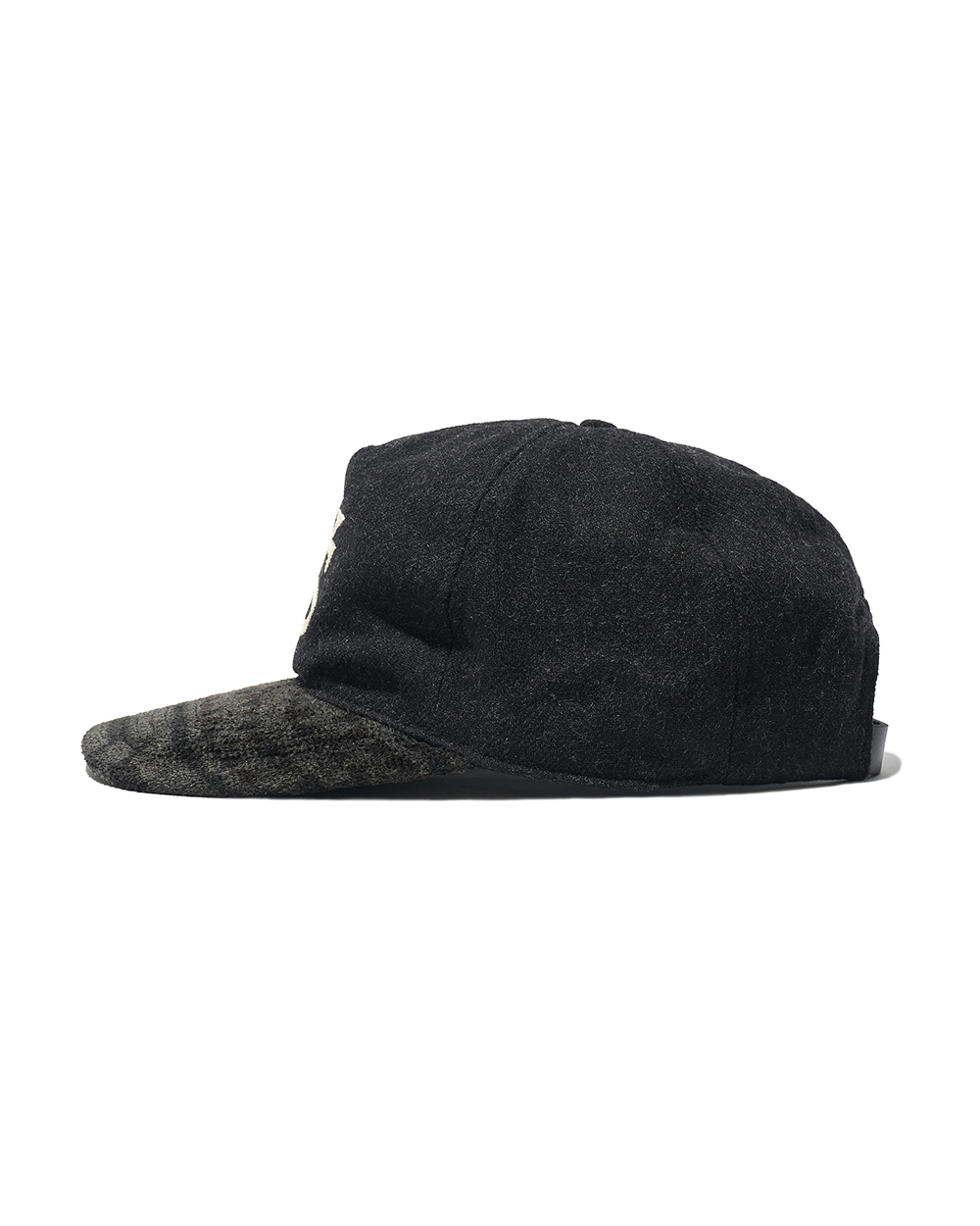 선데이세레머니 SY 에스닉 바이저 플란넬 캡 - 블랙(Sunday Ceremony Sy Ethnic Visor Flannel Cap - Black) - 3