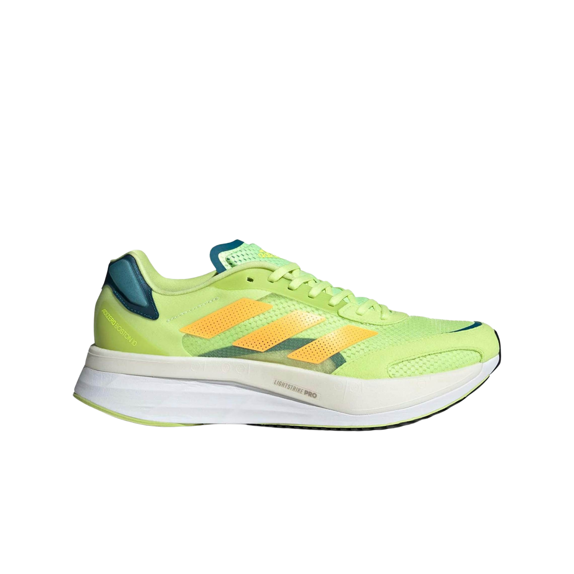 GY0927 Adidas Adizero Boston 10 Pulse Lime Flash Orange