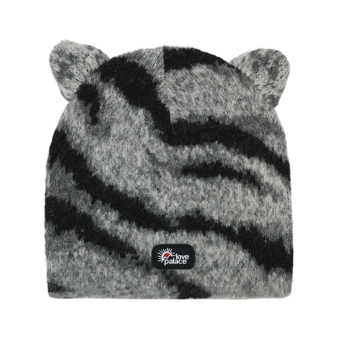 - Palace Hairy Tiger Ears Beanie Grey - 26FW