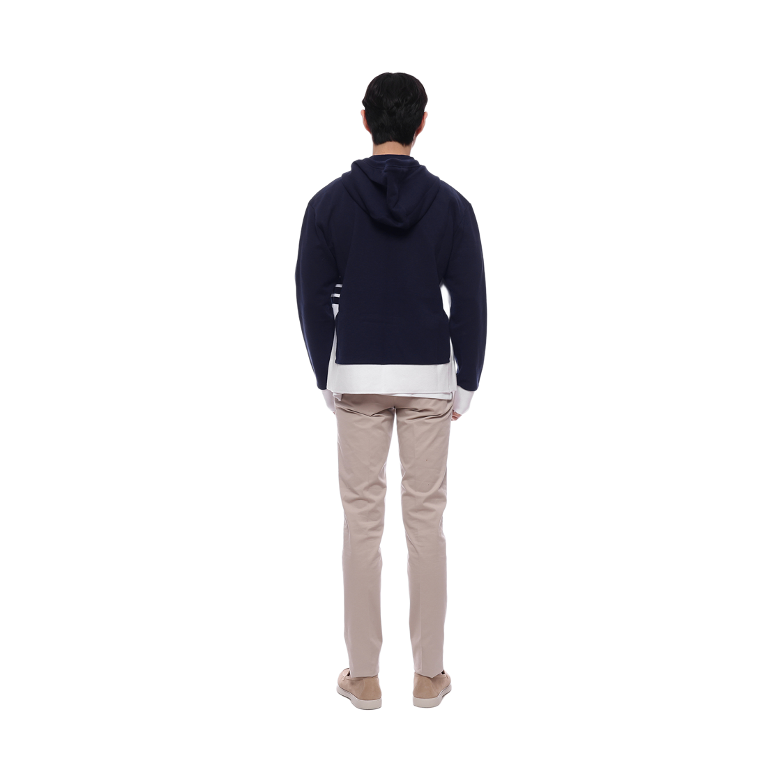 [15% 쿠폰] 톰브라운 클래식 사선 저지 집업 후드 블루([15% 쿠폰] Thom Browne Classic 4-Bar Jersey Zip Up Hoodie Blue) - 5
