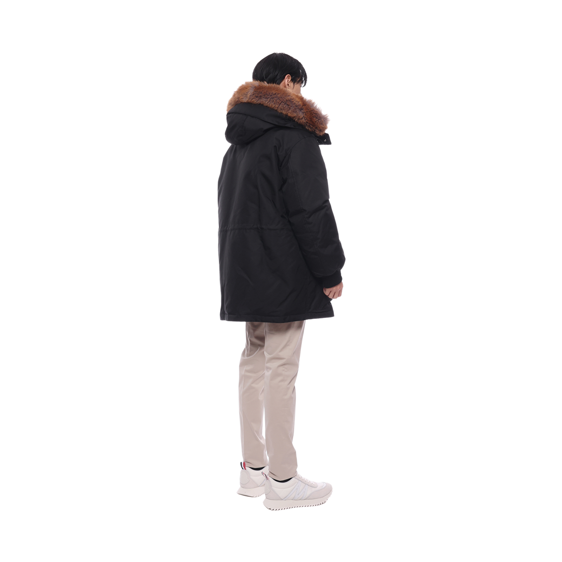 [15% 쿠폰] 버버리 포우 퍼 트리밍 나일론 파카 블랙([15% 쿠폰] Burberry Faux Fur Trim Nylon Parka Black) - 6