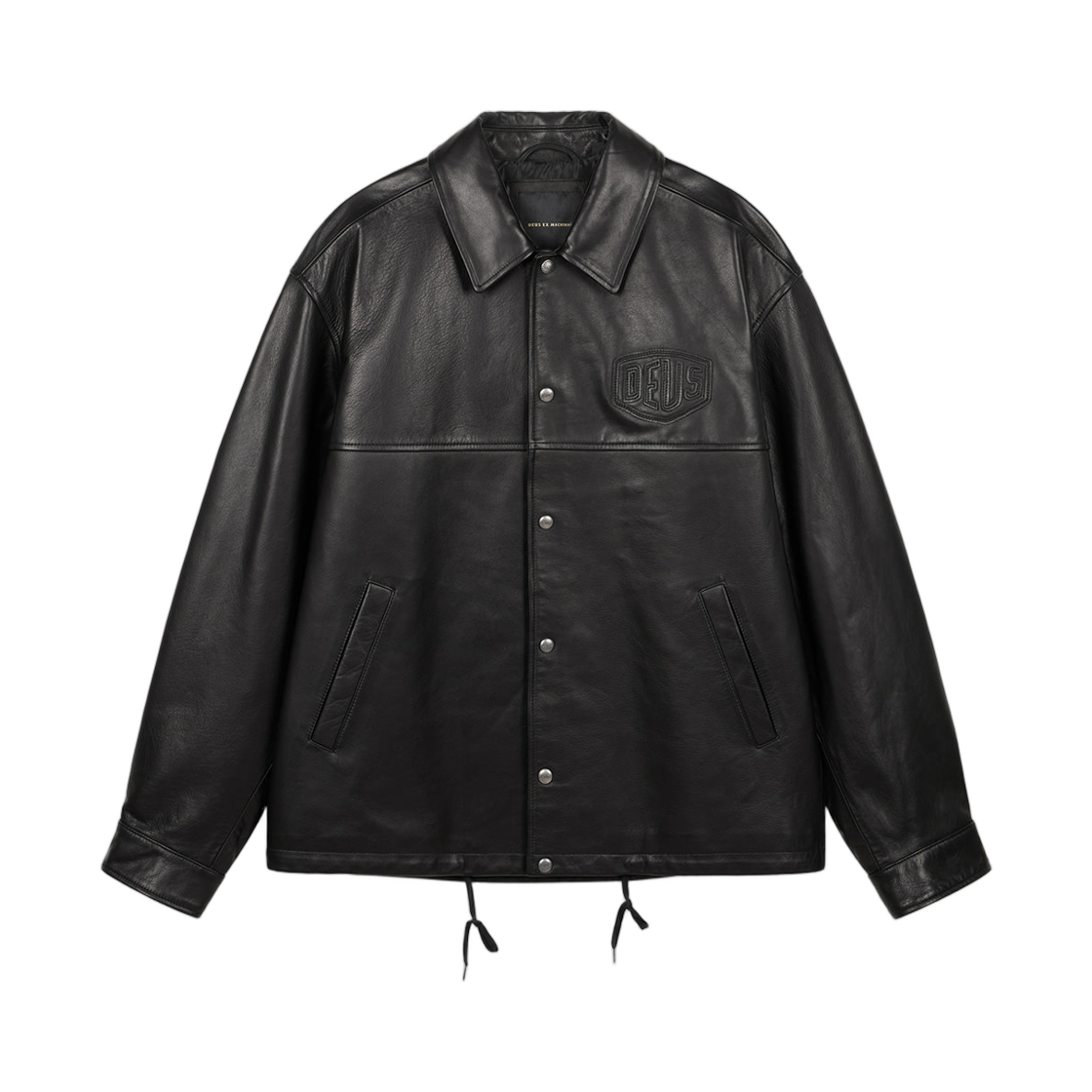 데우스 엑스 마키나 퀵 스트라이크 레더 코치 자켓 블랙(Deus Ex Machina Quick Strike Leather Coach Jacket Black) - 2