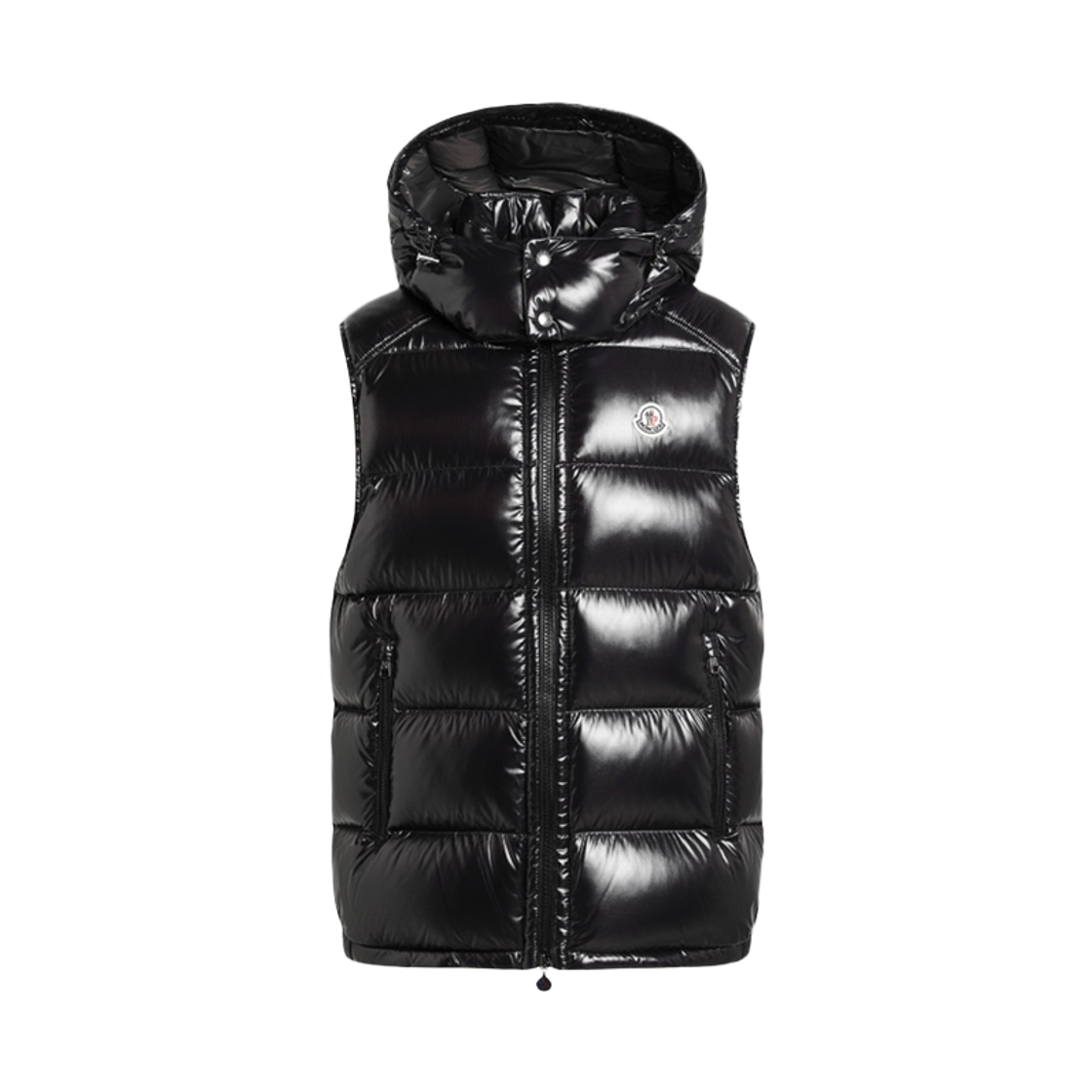 1A002 60 68950 999 [15% 쿠폰] Moncler Bormes Logo Patch Down Vest Black - 26FW