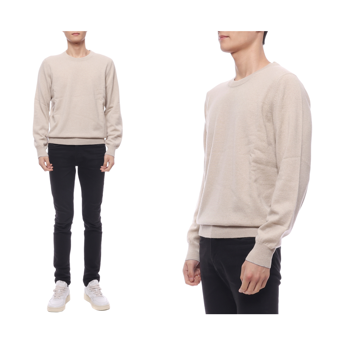 [15% 쿠폰] 브루넬로 쿠치넬리 캐시미어 스웨터 샌드([15% 쿠폰] Brunello Cucinelli Cashmere Sweater Sand) - 2