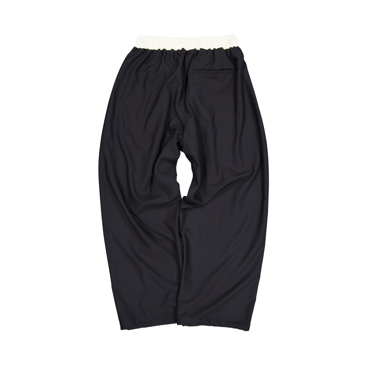 언더마이카 무.213 클래식 로고 솔리드 와이드 팬츠 블랙(Undermycar Mu.213 Classic Logo Solid Wide Pants Black) - 3