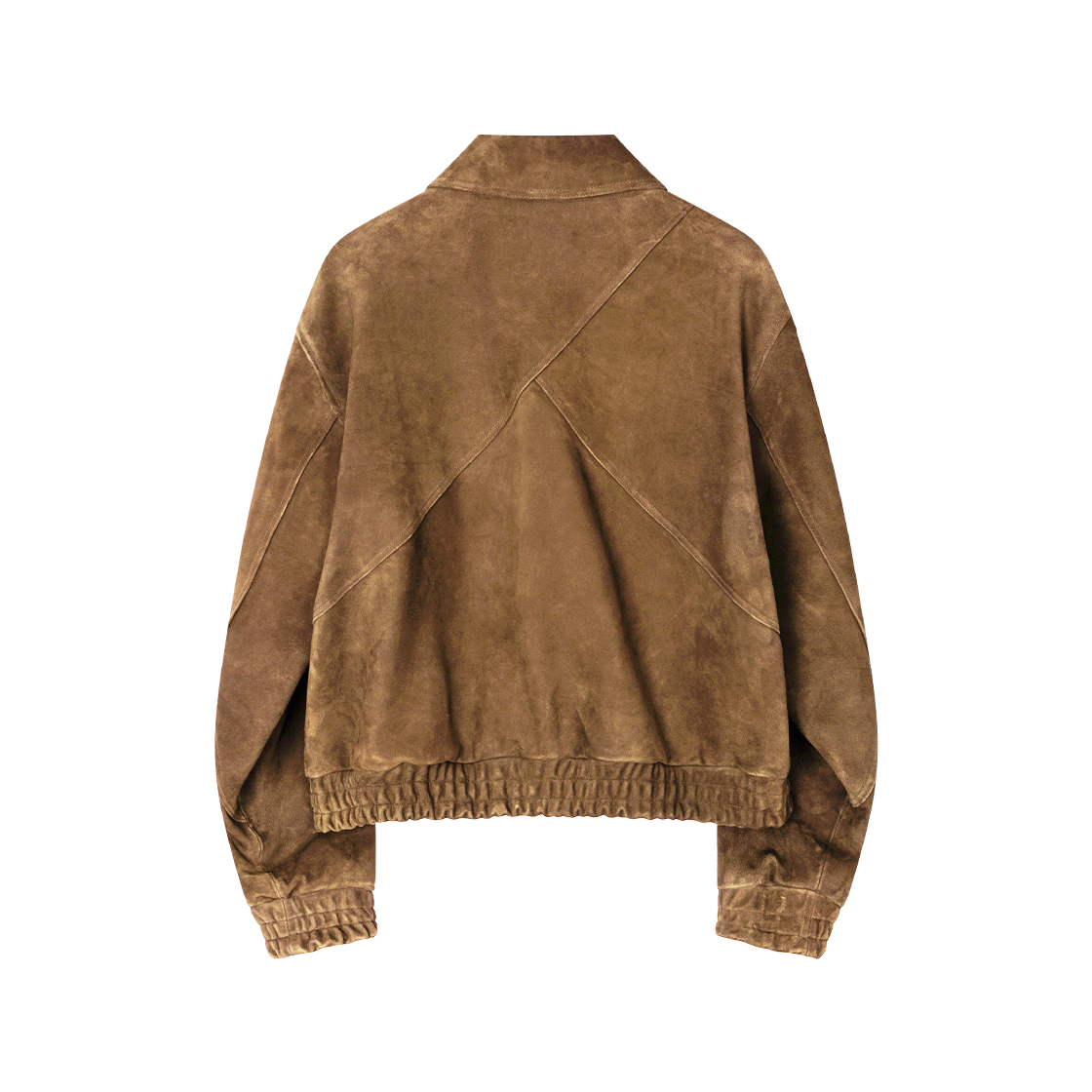 웨이비니스 더블 웰트 고트 스웨이드 재킷 베이지(Waviness Double Welt Goat Suede Jacket Beige) - 2
