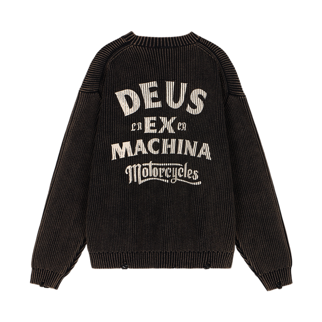 - Deus Ex Machina Dyed Drifter Knit Top Black