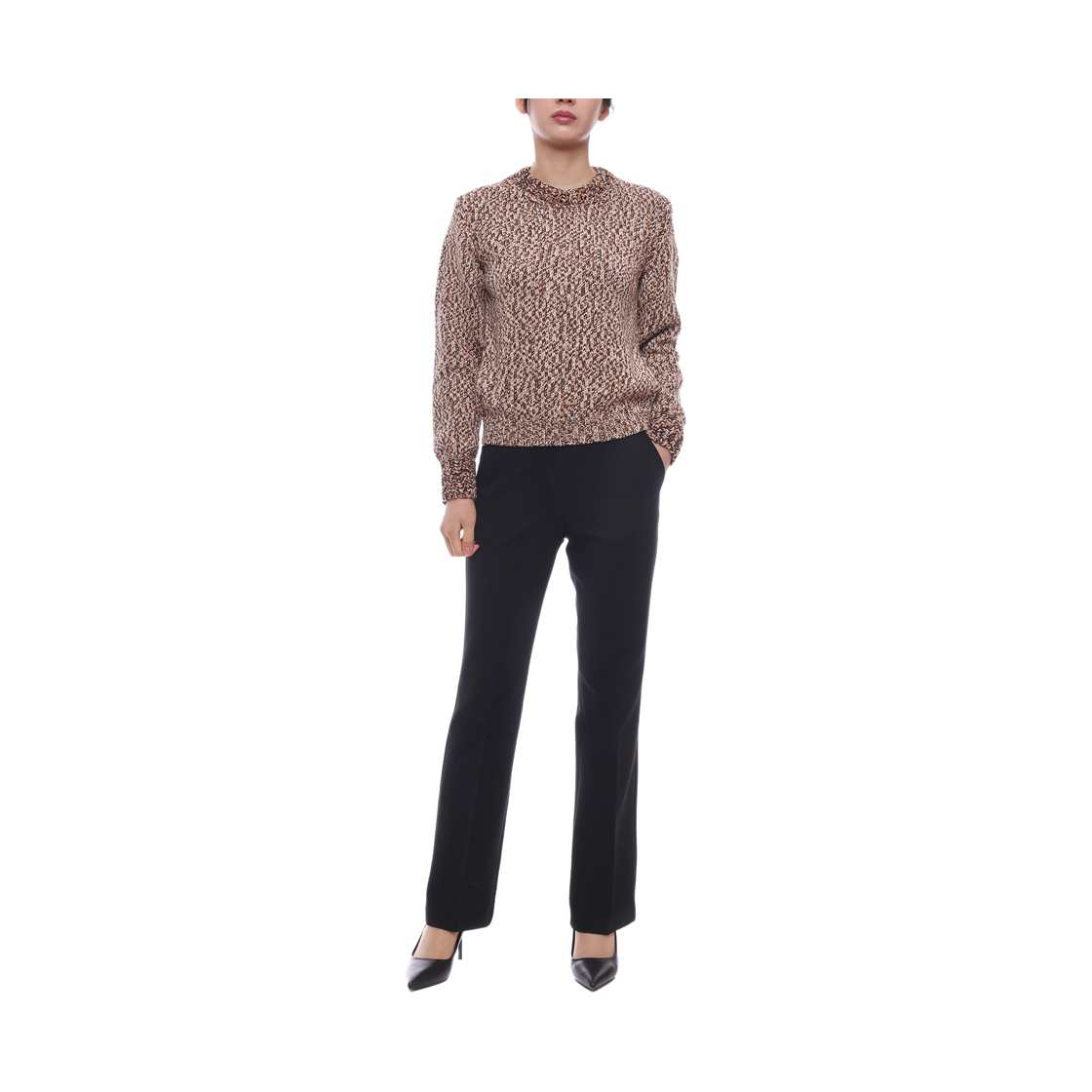 [15% 쿠폰] (W) 몽클레르 물리네 울 점퍼 브라운 - 25FW([15% 쿠폰] (W) Moncler Mouline Wool Jumper Brown - 25FW) - 3