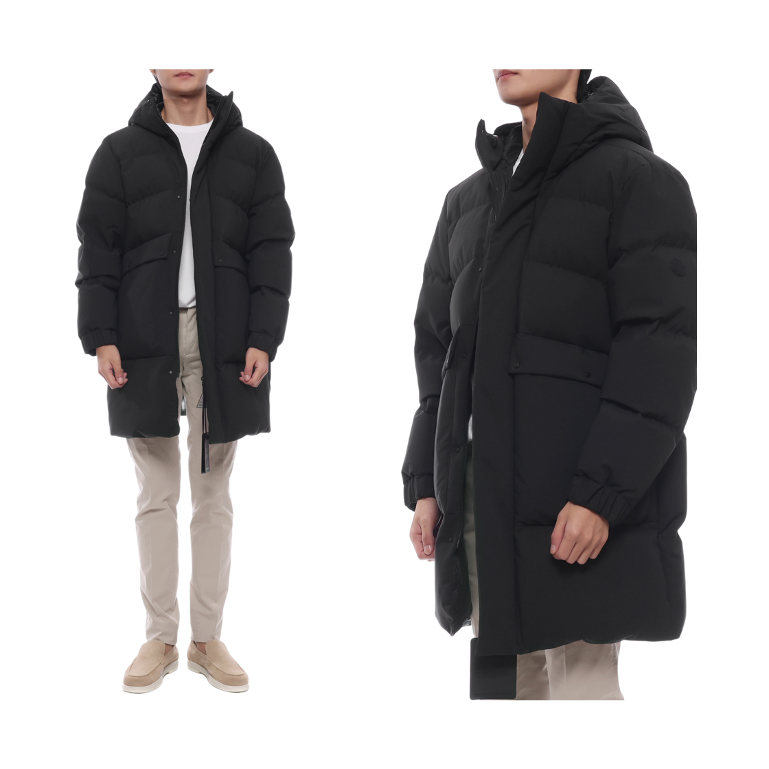 [15% 쿠폰] 몽클레르 아비오 후드 롱 다운 자켓 블랙 - 25FW([15% 쿠폰] Moncler Avioth Hooded Long Down Jacket Black - 25FW) - 2