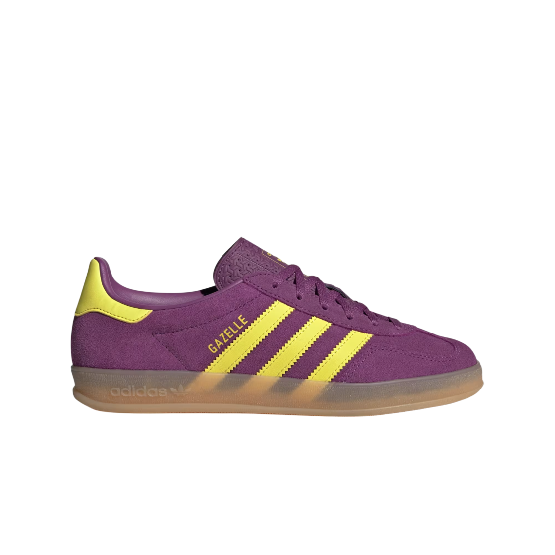 JS1415 (W) Adidas Gazelle Indoor Rich Mauve Bright Yellow