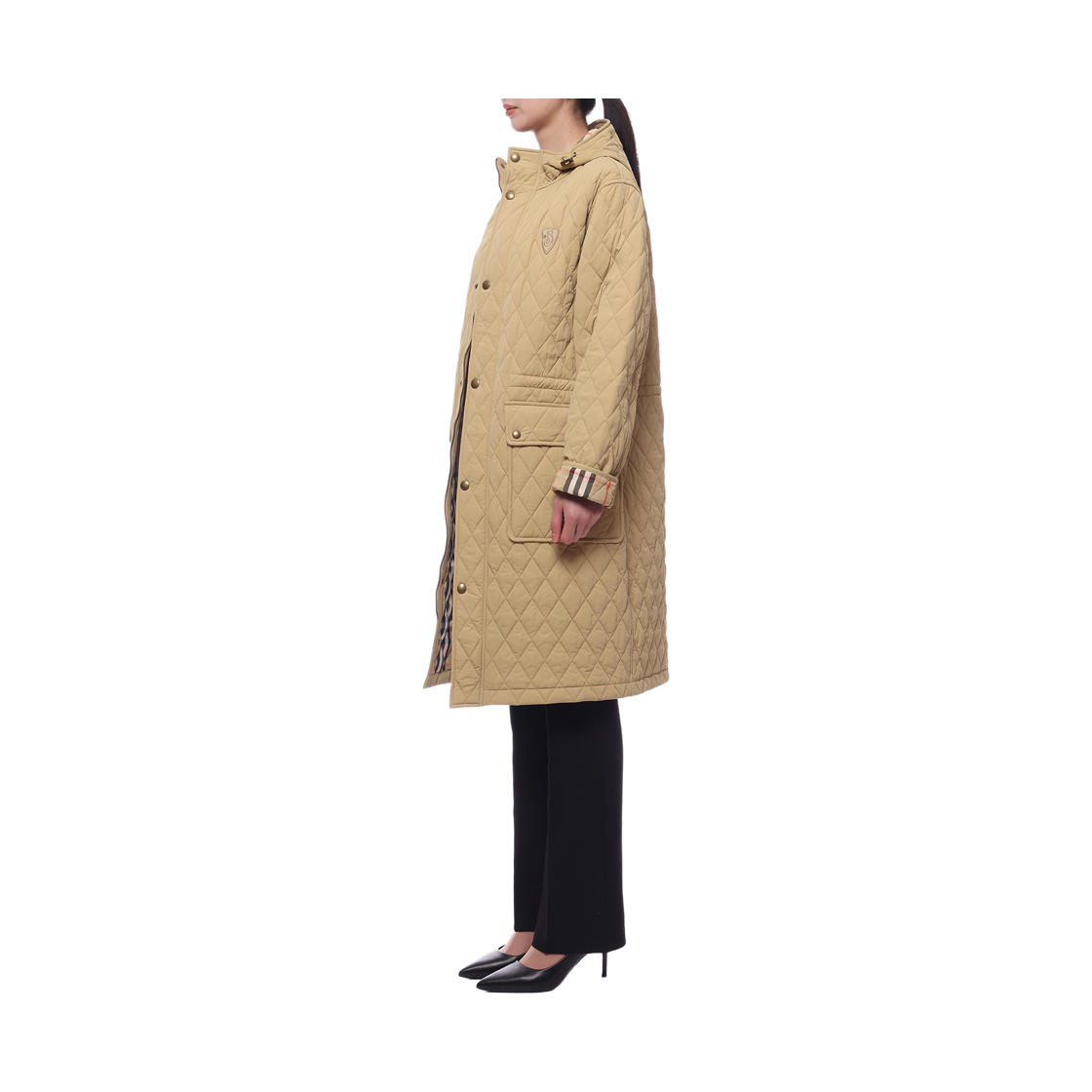 [15% 쿠폰] (W) 버버리 나일론 파카 플랙스 샌드([15% 쿠폰] (W) Burberry Nylon Parka Flax Sand) - 4