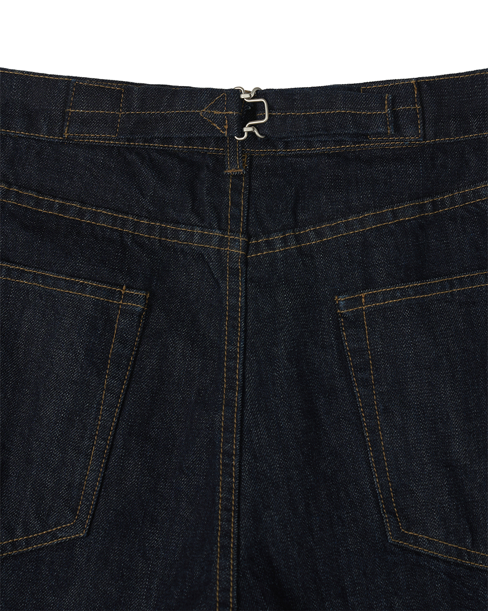 선데이세레머니 스트레이트 재패니즈 데님 팬츠 - 로우 인디고(Sunday Ceremony Straight Japanese Denim Pants - Raw Indigo) - 5