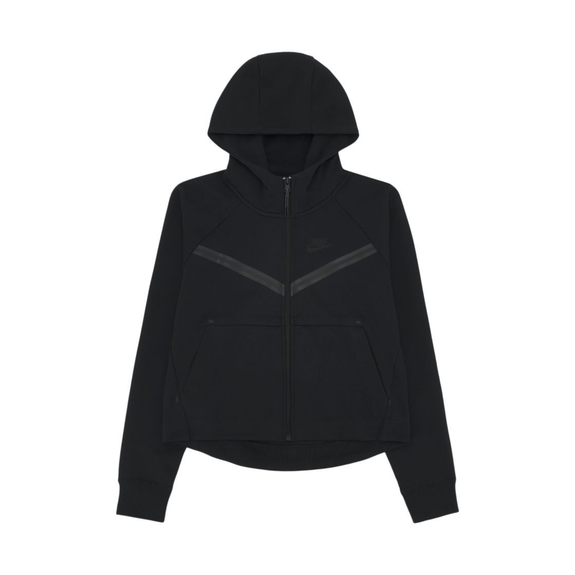 CW4299-010 (W) Nike NSW Tech Fleece Windrunner Full Zip Hoodie Black - Asia