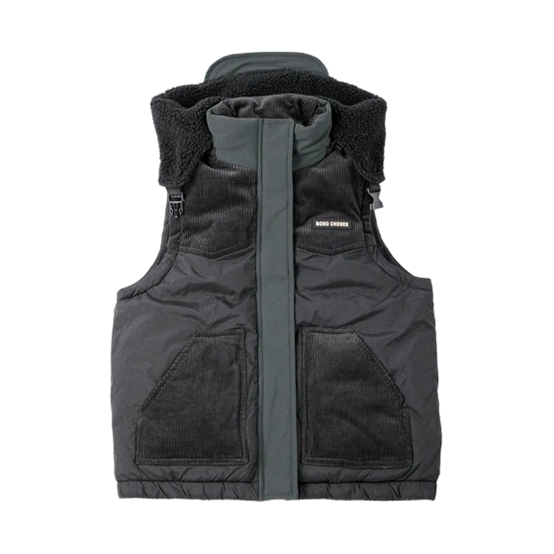 (키즈) 보보쇼즈 패딩 아노락 미드나잇 블루((Kids) Bobo Choses Padded Anorak Midnight Blue) - 3