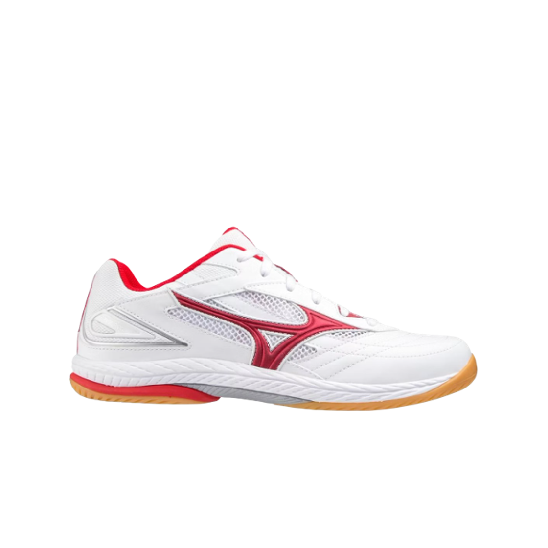 81GA220521 Mizuno Wave Drive 9 White High Risk Red - 2E