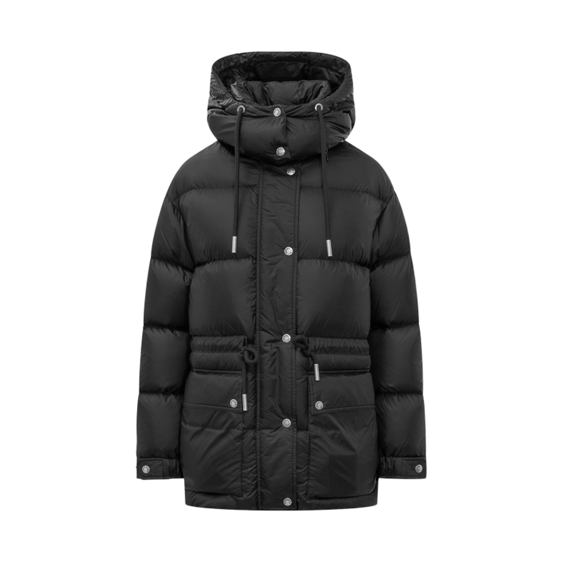 1A001 15 597YF 999 [15% 쿠폰] Moncler SESIE Logo Patch Down Jacket Black - 26FW