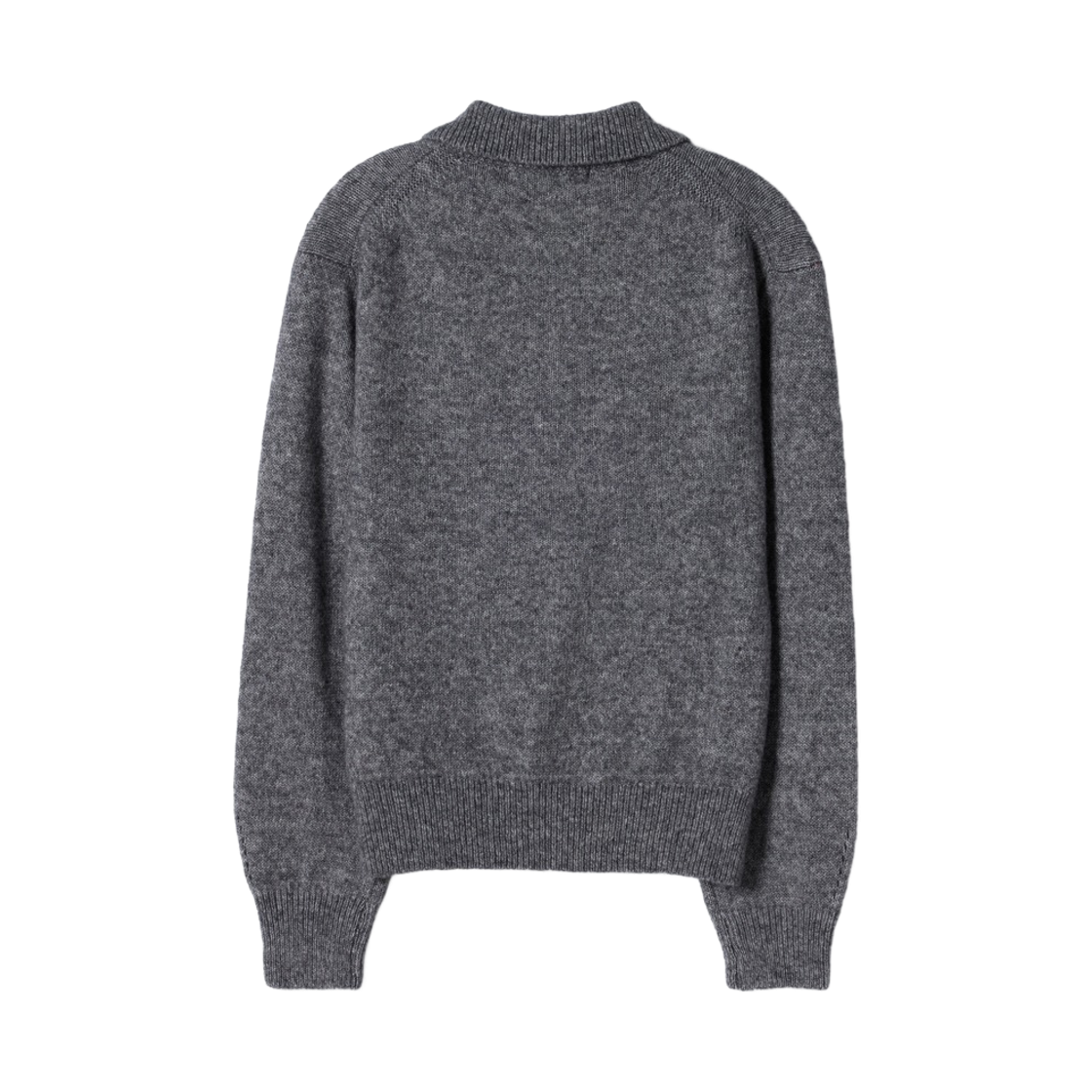 릴리 오브 건지 알파카 블렌드 카라 포켓 니트 그레이(Lily of Guernsey Alpaca Blend Collar Pocket Knit Grey) - 2