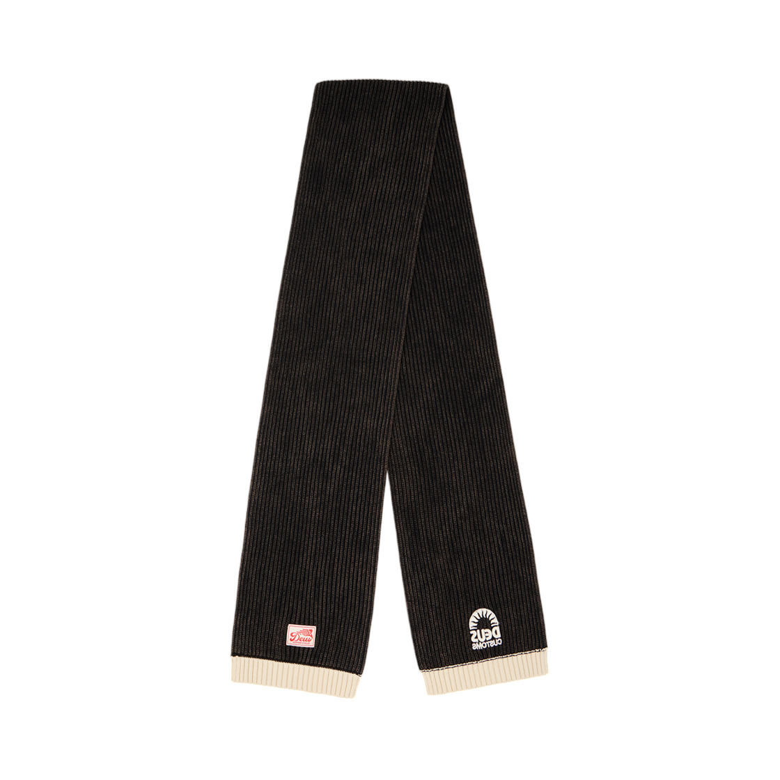 데우스 엑스 마키나 다이드 멜로디 머플러 블랙(Deus Ex Machina Dyed Melodies Muffler Black) - 2