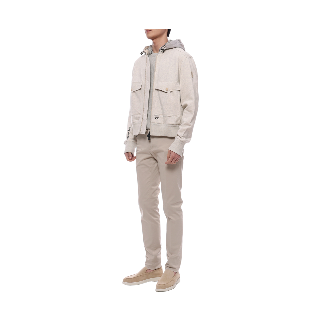 [15% 쿠폰] 몽클레르 그레노블 후드 집업 그레이 - 25SS([15% 쿠폰] Moncler Grenoble Hood Zip Up Gray - 25SS) - 4