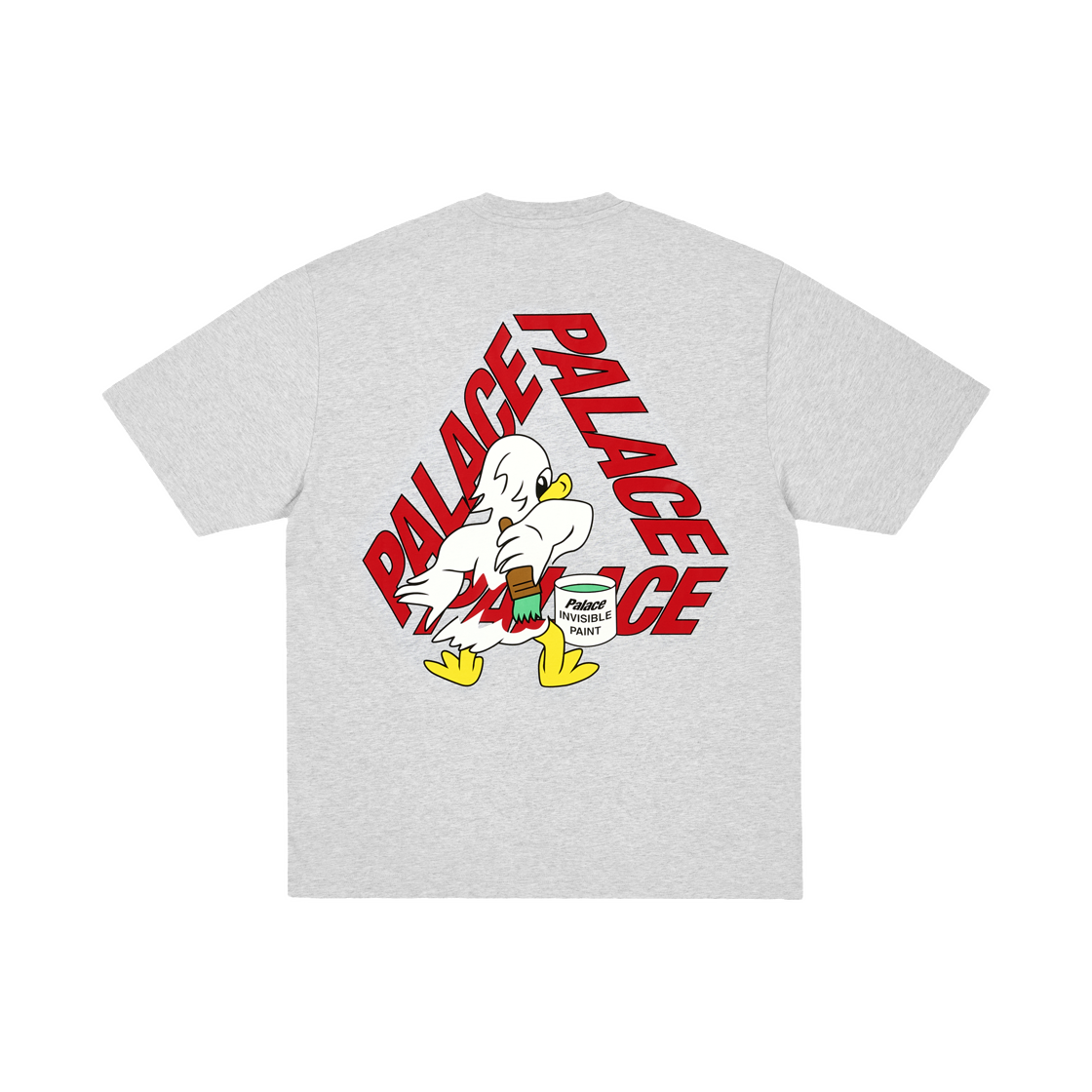 - Palace Eraser P-3 T-Shirt Grey Marl - 26FW