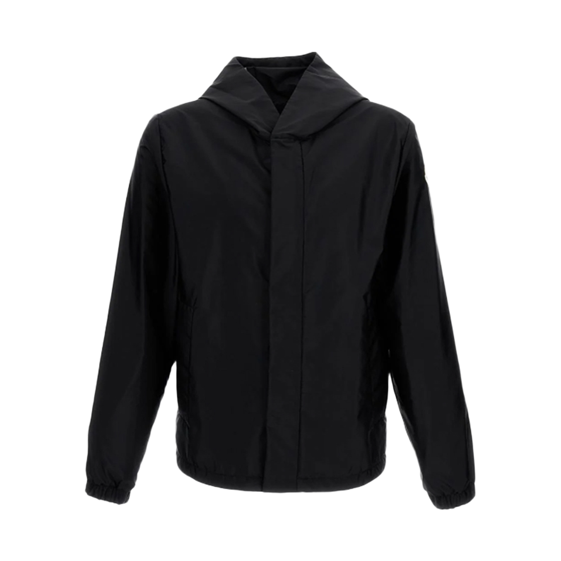 1A000 73 539ZD 999 [15% 쿠폰] Moncler Grandans Logo Patch Windbreaker Hooded Jacket Black - 26FW