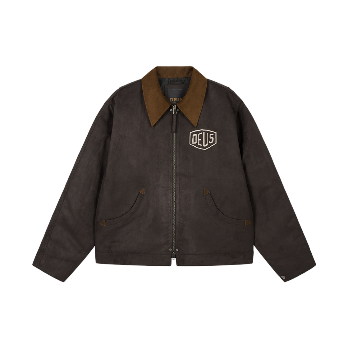 데우스 엑스 마키나 스웨이드 로어 워크 자켓 다크 브라운(Deus Ex Machina Suede Roar Work Jacket Dark Brown) - 2