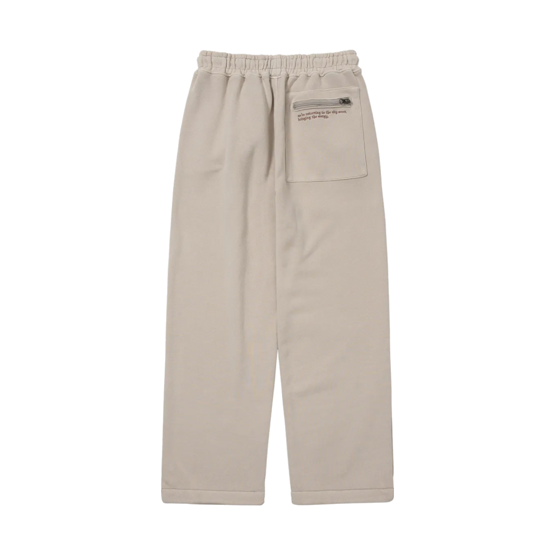 웰빙익스프레스 메시지 스웻 팬츠 애쉬베이지(WELLBEING EXPRESS Message Sweat Pants Ash Beige) - 2