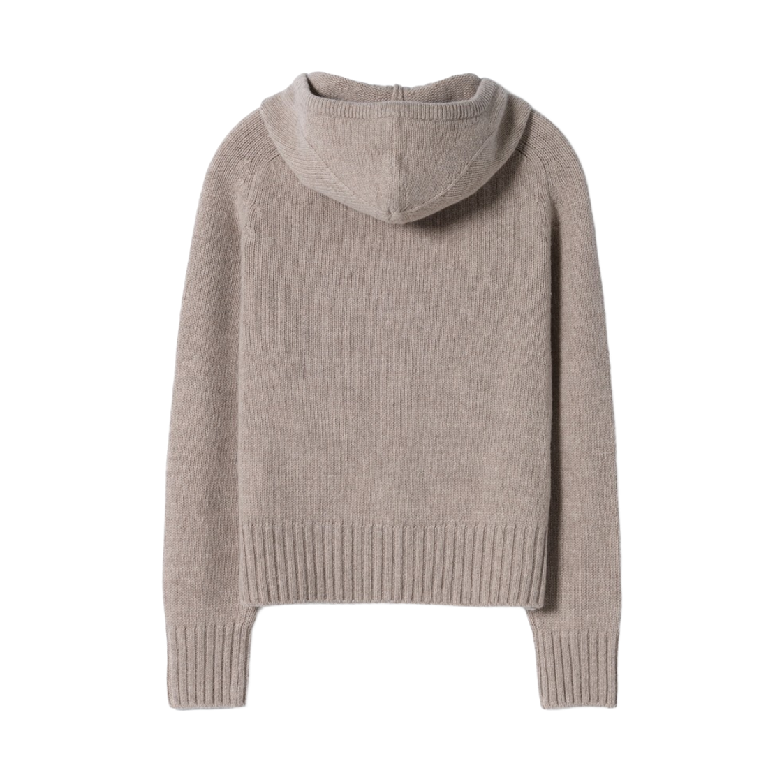 릴리 오브 건지 에어울 후드 버튼넥 니트 베이지(Lily of Guernsey Air Wool Hooded Button Neck Knit Beige) - 2