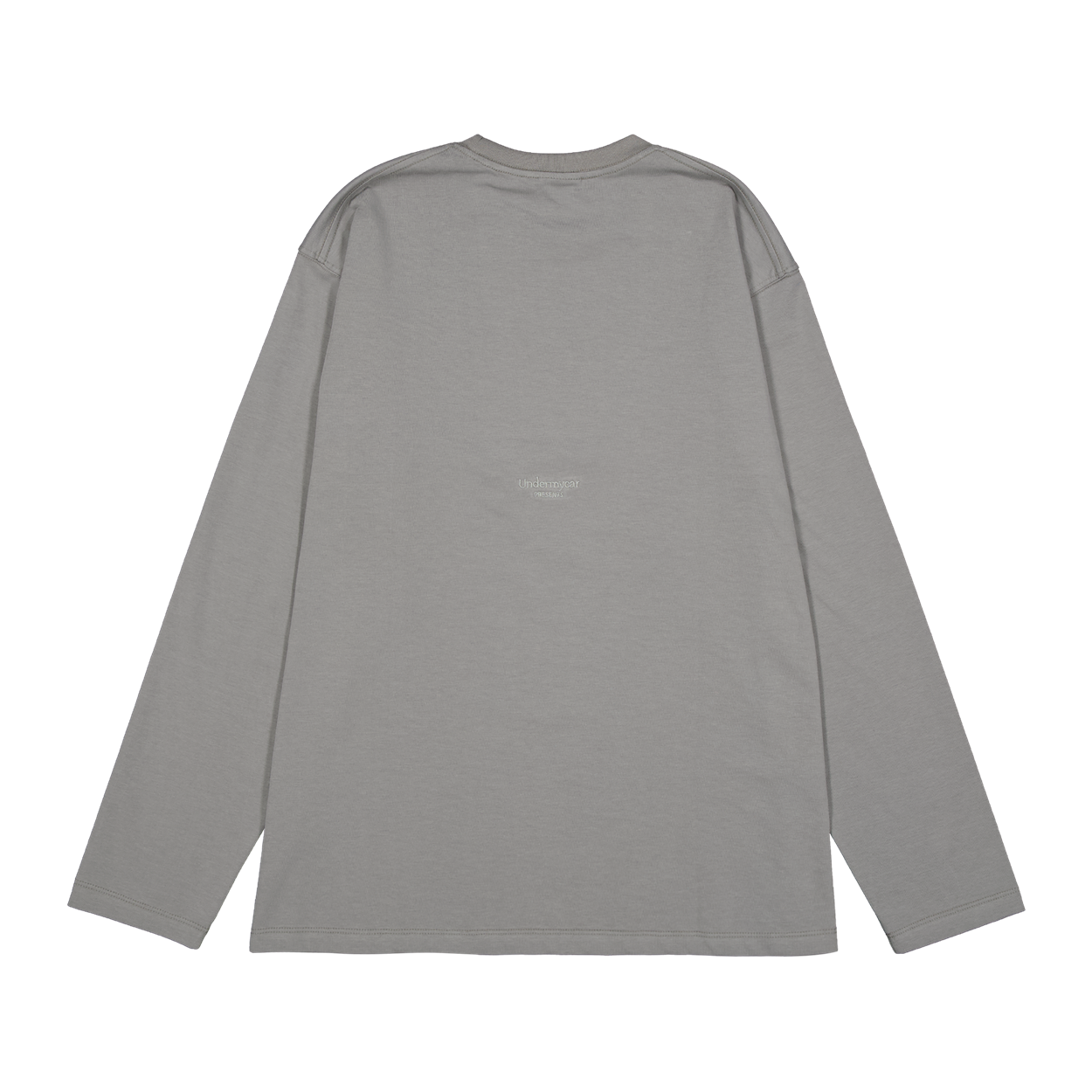 언더마이카 무.209 클래식 로고 데일리 오버사이즈드 롱 슬리브 웜 그레이(Undermycar Mu.209 Classic Logo Daily Oversized Long Sleeve Warm Gray) - 2