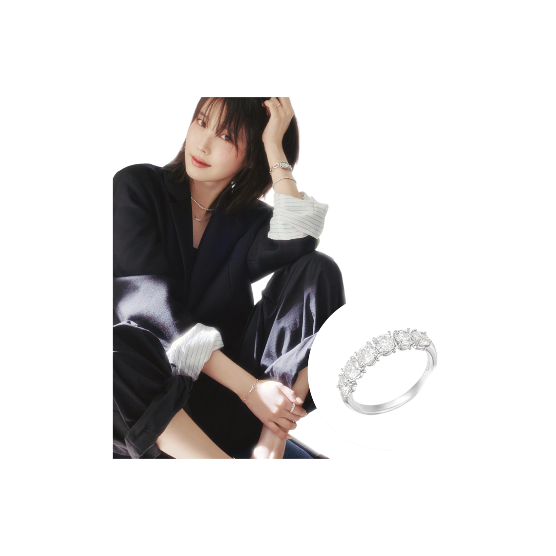 WHITEMOND 반지 (JJMBRQ1BS507SW120) - 2