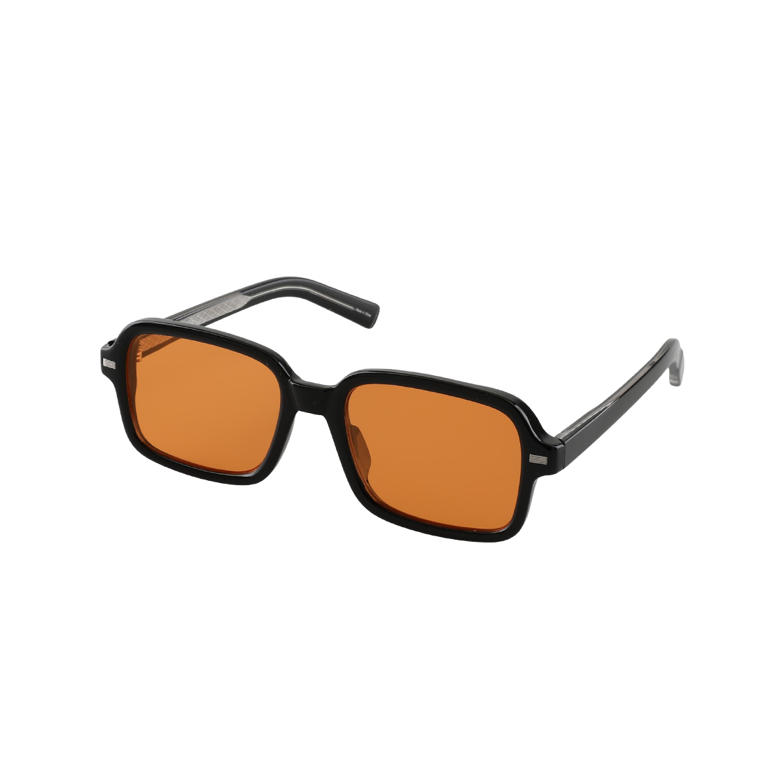 투디터 OE 틴트 패션 사각 뿔테 빅사이즈 자외선차단 선글라스 C4 오렌지틴트(2DITOR OE Tint Fashion Square Horn-Rim Frame Big Size UV Protection Sun Glass C4 Orange Tint)