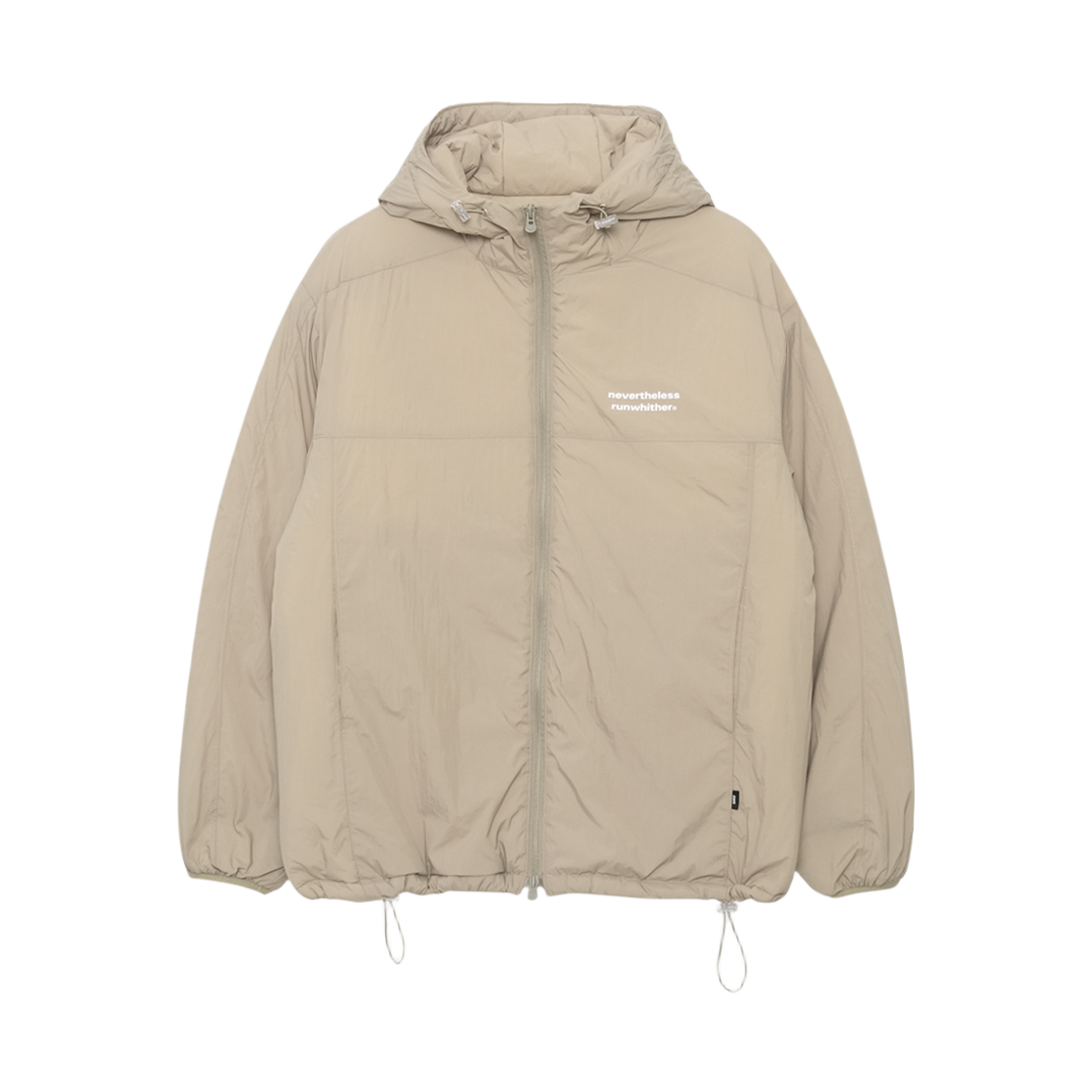 [KREAM 단독] 런위더 소프트 라이트웨이트 후디 패딩 샌드([KREAM 단독] runwhither RWR Soft Lightweight Hoodie Padding Sand) - 1