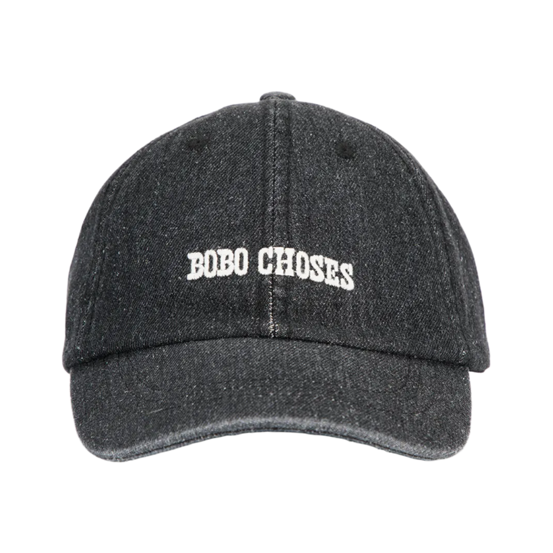 (키즈) 보보쇼즈 데님 캡 블랙((Kids) Bobo Choses Denim Cap Black)