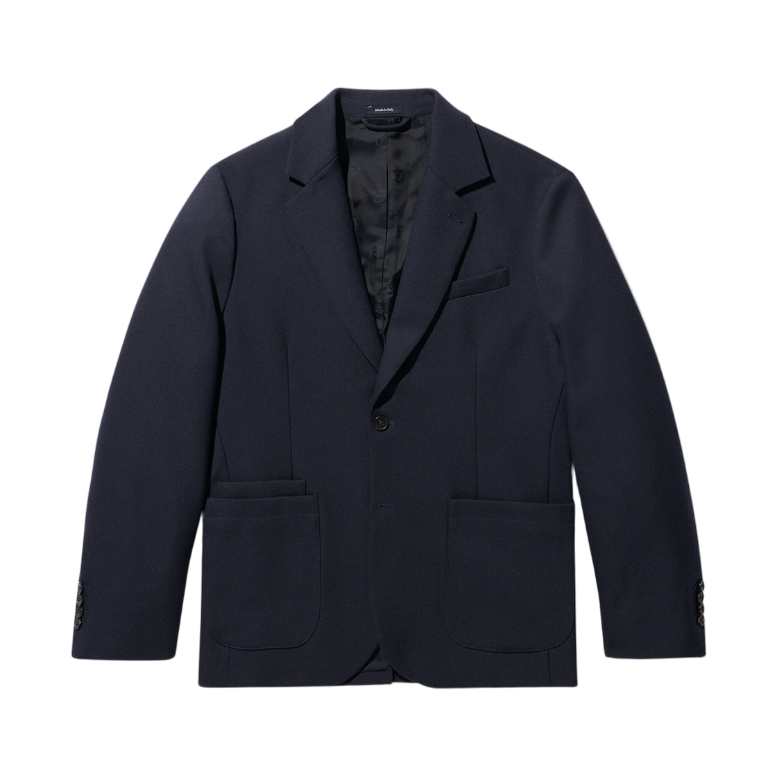 노아 바레시아 울 색 자켓 네이비(Noah Varesia Wool Sack Jacket Navy)