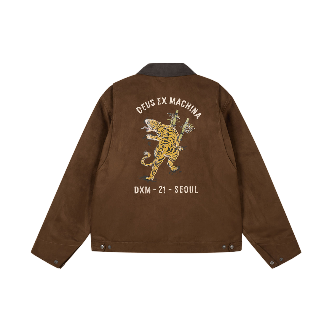 - Deus Ex Machina Suede Roar Work Jacket Brown