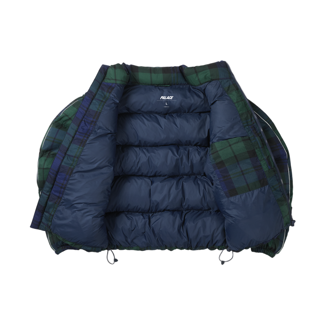 팔라스 빅 립스탑 푸파 자켓 블랙 워치 - 26FW(Palace Big Ripstop Puffa Jacket Black Watch - 26FW) - 2