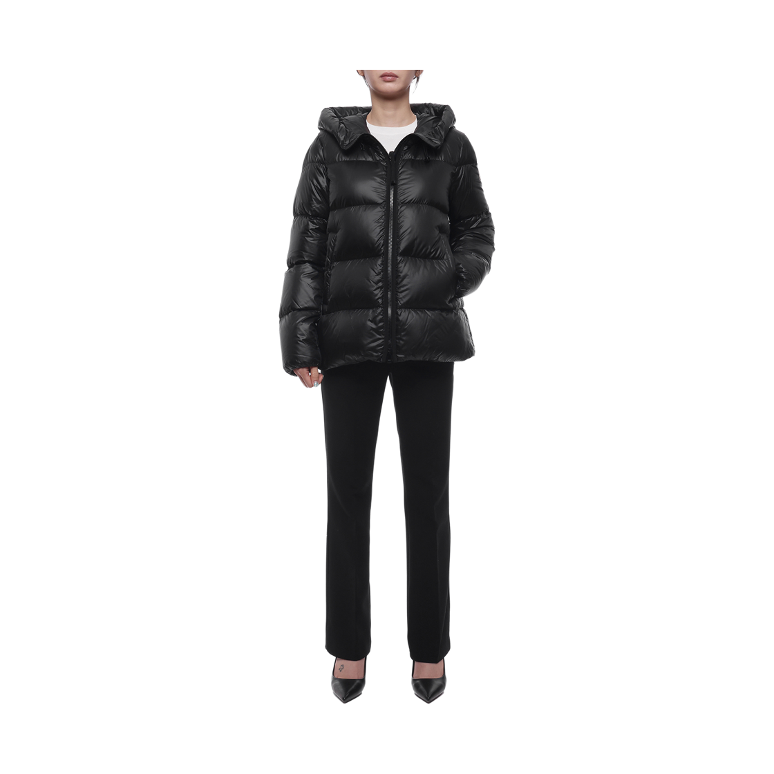 [15% 쿠폰] (W) 몽클레르 사베른 후드 파카 블랙 - 25SS([15% 쿠폰] (W) Moncler Saverne Hooded Parka Black - 25SS) - 3