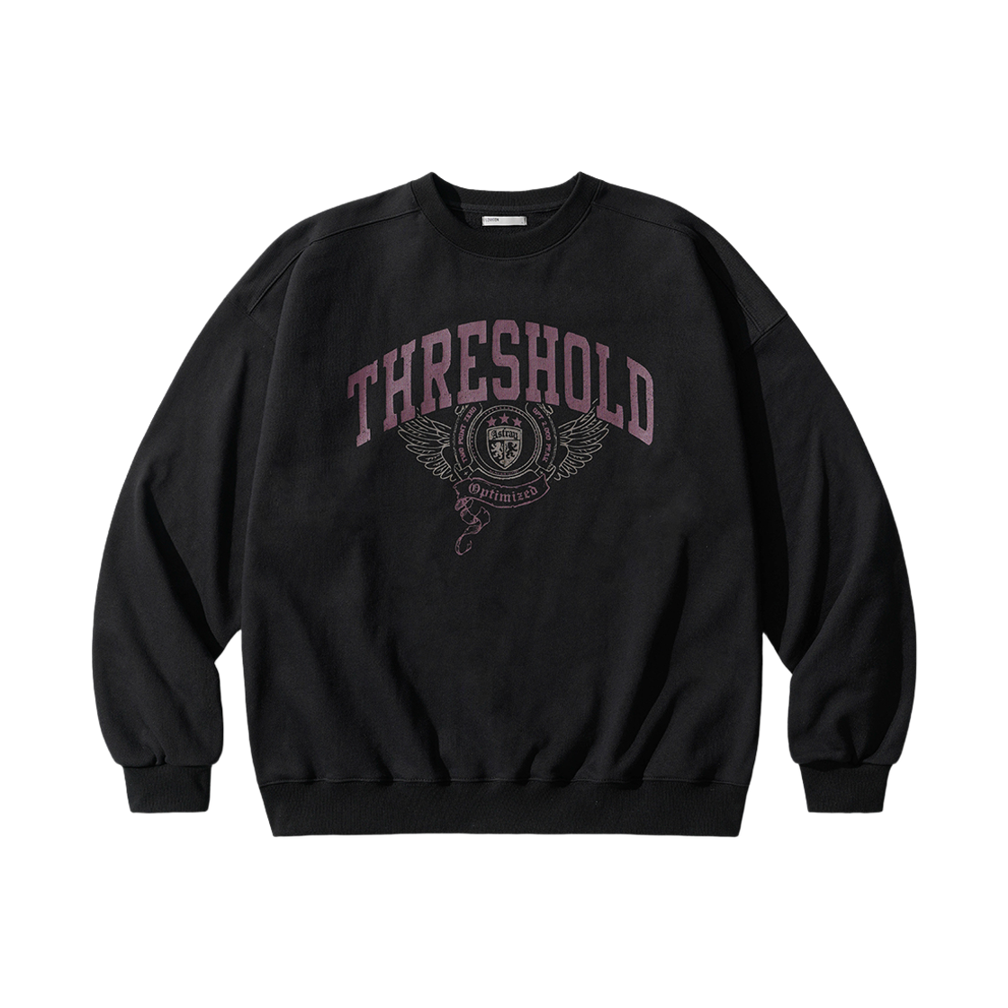 에즈카톤 윙스 헤비코튼 맨투맨 블랙 JIMT6972(EZKATON Wings Heavy Cotton Sweatshirt Black JIMT6972)