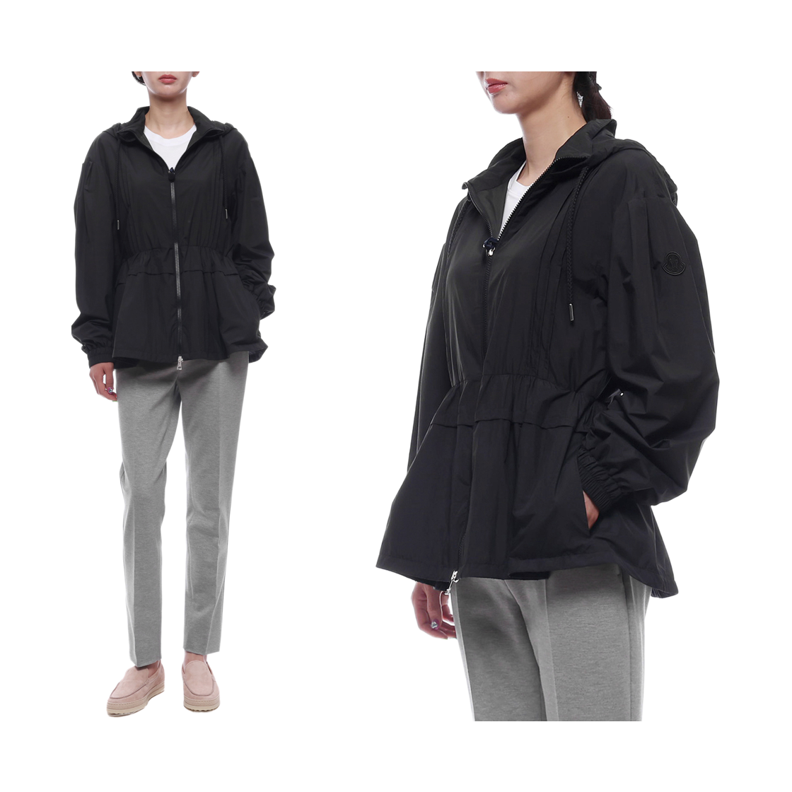 [15% 쿠폰] (W) 몽클레르 바브르 후드 파카 자켓 블랙 - 25SS([15% 쿠폰] (W) Moncler Vabre Hooded Parka Jacket Black - 25SS) - 2