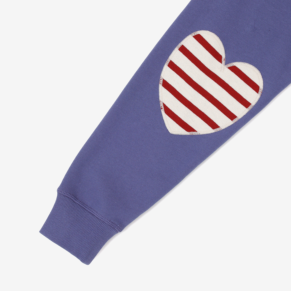 세인트제임스 26FW 뉴컬러 봉봉 쁘띠 스웻셔츠 BLU ASJF2G3KR20-BLU(Saint James Bon Bon Elbow Patch BLU) - 6